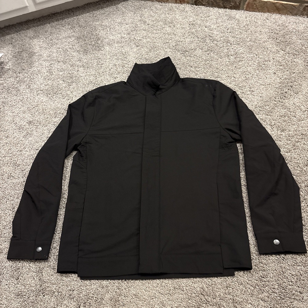 BYLT Jacket Black District Softshell Collared Full Zip Breathable Coat Medium M